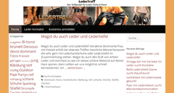 Desktop Screenshot of ledertreff.com