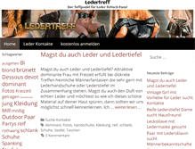 Tablet Screenshot of ledertreff.com